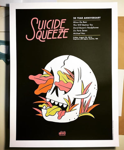 Suicide Squeeze “SSR20 Night 2” Poster